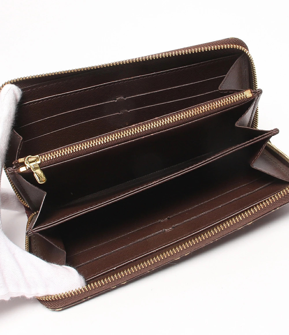 Louis Vuitton Monogram Zipper Round Long Zippy Wallet Lin Brown